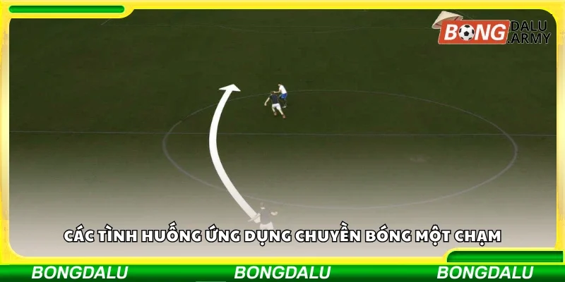 Một số tình huống ứng dụng chuyền bóng một chạm