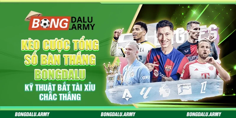 Kèo cược tổng số bàn thắng Bongdalu - Kỹ thuật bắt tài xỉu chắc thắng