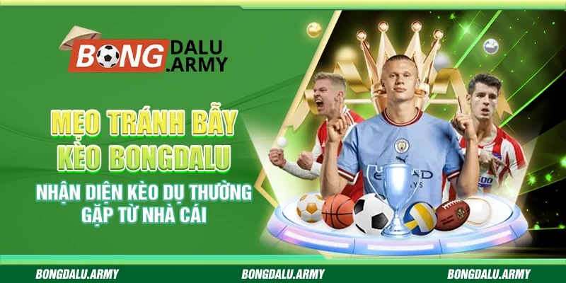 Mẹo tránh bẫy kèo Bongdalu – Nhận diện kèo dụ thường gặp từ nhà cái