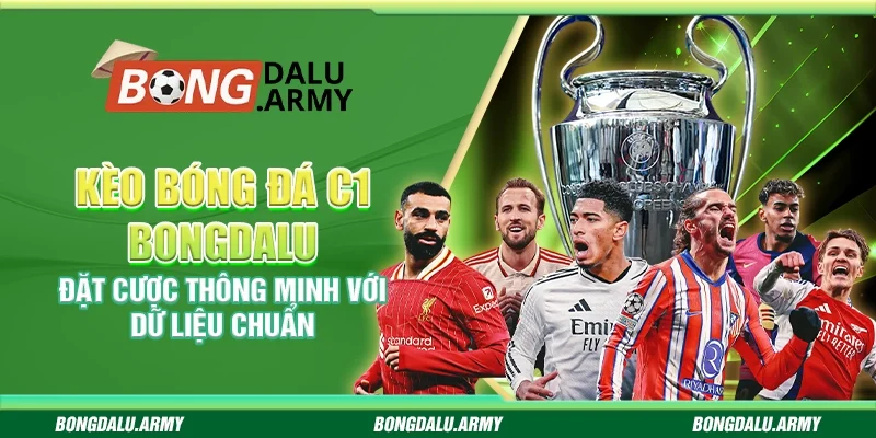 Kèo bóng đá C1 Bongdalu - Đặt cược thông minh với dữ liệu chuẩn